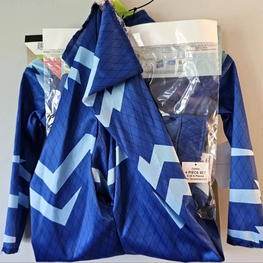 NWT-PJ Masks-Catboy-Toddler Boy-Halloween Costume-Size 2T-Blue - Picture 2 of 2